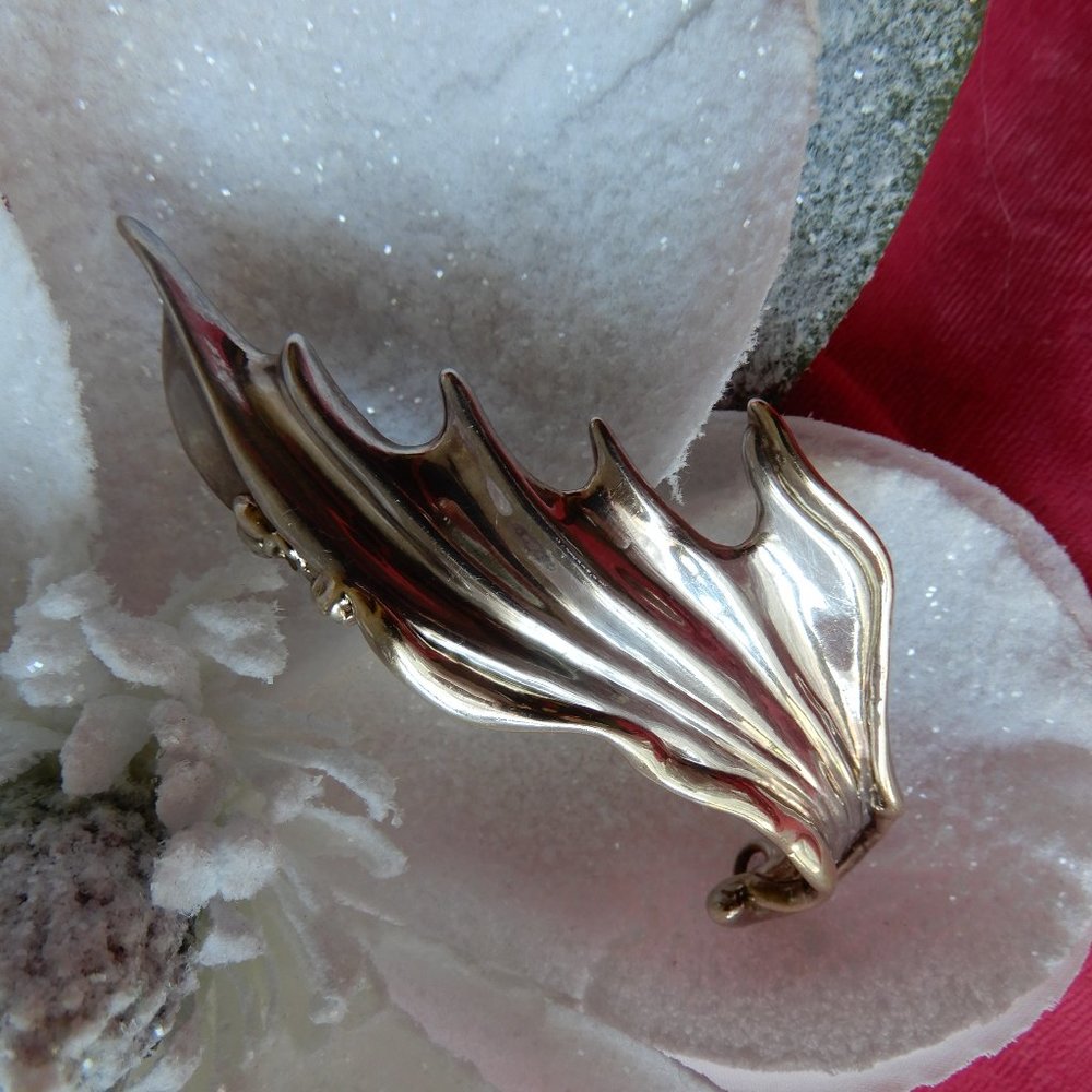 JEM ELECTROFORM 925 STERLING WING BROOCH PENDANT - Picture 10 of 14